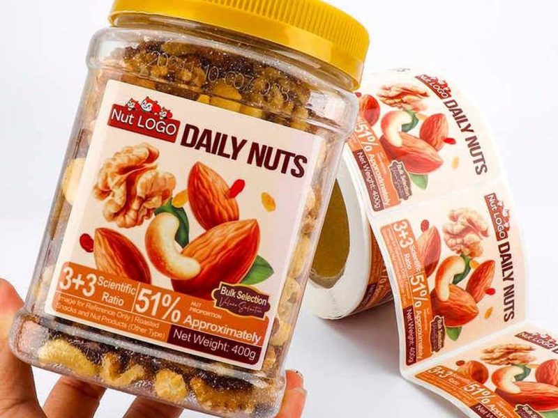 食品不干胶标签印刷